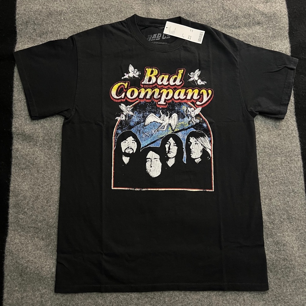 BAD COMPANY Goodie Two Sleeves Black S/S Shirt MEDIUM NWT Urban Outfitters